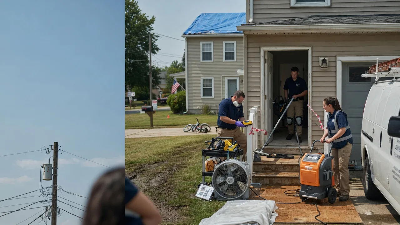 Water Damage Repair in Cantrall, IL near me
